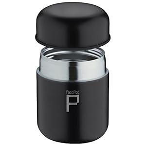 Pioneer Flasks FoodPod HCP-280SS Thermo-voedselcontainer, 280 ml, roestvrij staal, dubbelwandig, isolatiebeker voor…