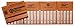 Precision Brand - 9740 Steel Thickness Feeler Gage Poc-Kit Assortment, 1/2" Width, 5" Length, 20 Blades