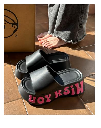 Women's thick-soled solid-colored slippers in summer are anti-slip and durable, suitable for both indoor and outdoor use3