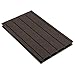 Produktbild Montafox WPC Terrassendielen Dielen Komplettset Hohlkammerdiele Komplettbausatz Unterkonstruktion Clips, Größe (Fläche):Handmuster, Farbe:Dunkelbraun