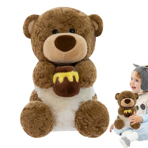 Genérico De Peluche | Muñeco Gracioso Sosteniendo Una Olla - Oso Suave,para Niños Y Adultos para para Cumpleaños para Hogar para Coche para Dormitorio para Sala De Estar para Sofá para