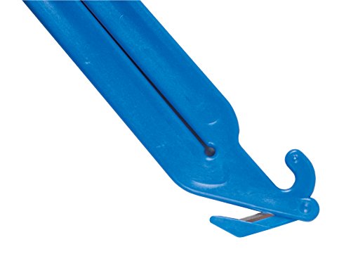Coupe-sac San Jamar BB100 polypropylène bleu outil ouverture sachet plastique cuisine - 2