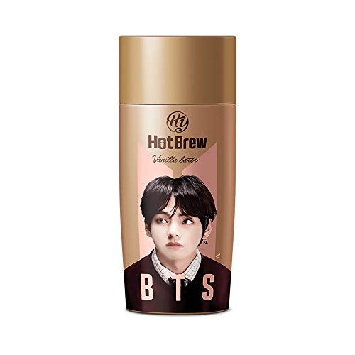 PALDO BTS BangTan Boys Kpop Hot Brew Vanilla Latte Coffee Bottled Drinks Ready To Drink Beverage Bottle Collection Set, 7 x 9.13 Fl Oz (All Members / Special Edition) - Thumbnail 2
