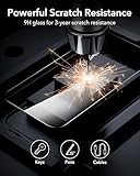 ESR 3 Pack for iPhone 16 Pro Screen Protector Tempered Glass, [9H Hardness] [Military Grade Shatterproof] Full Coverage Film with Flawless Fit Tray, HD Clear, Scratch Resistant - Image 8