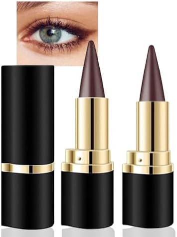 2 Pieces Matte Eyeliner Quick Dry Long Lasting Brown Eyeliner Sen...