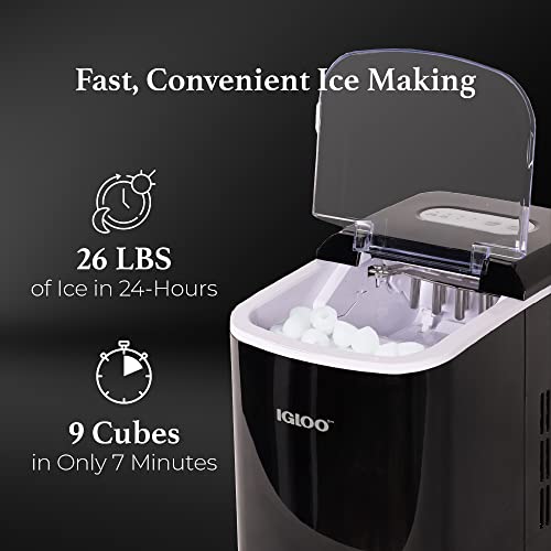 Igloo Automatic Portable Electric Countertop Ice Maker Crazymos