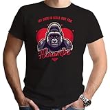 Funny My Dick is Still Out for Harambe Lover T-Shirt. Unisex. X-Large. Black