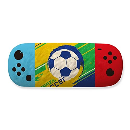 Étui à lunettes de football Brésil - Boîte de rangement rigide