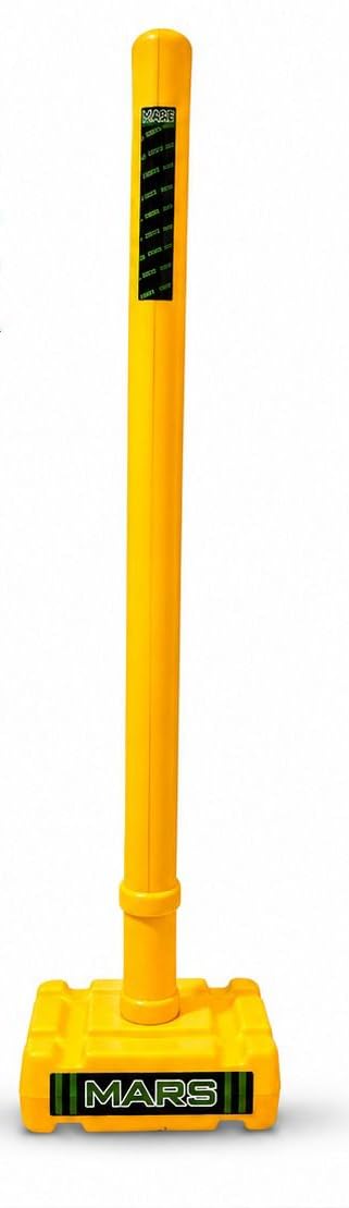 Mars Heavy Plastic Cricket Single Stump with Base, Full Size, for Target Practice-image-27