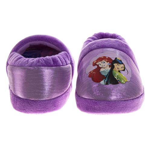Image of Disney Girls' Slippers - Disney Princess and Frozen Fuzzy Slippers (Toddler /Little Girl)