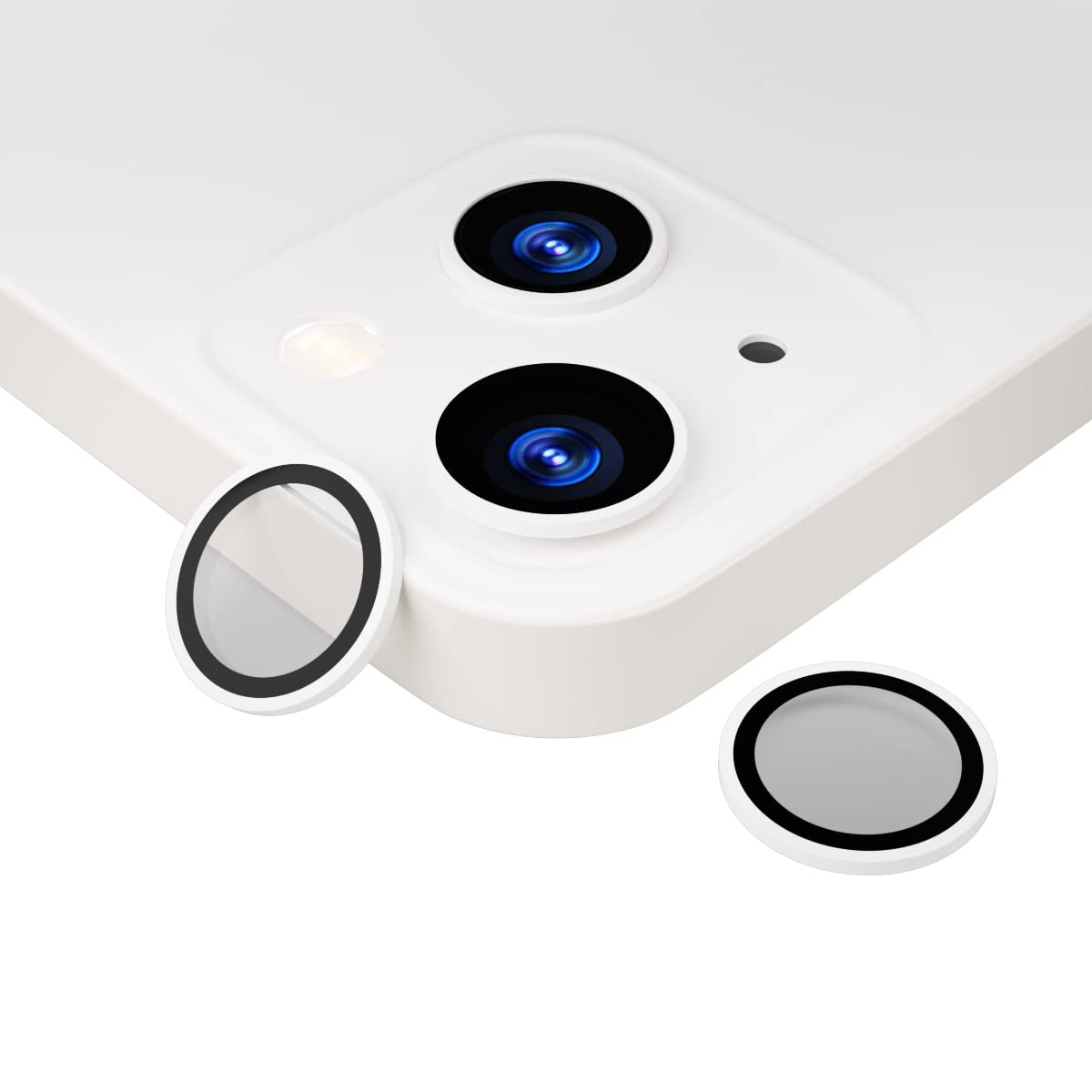 Sapphire Camera Lens Protector for iPhone 13 Series Anti-Scratch (For iPhone 13/13 mini, Starlight)