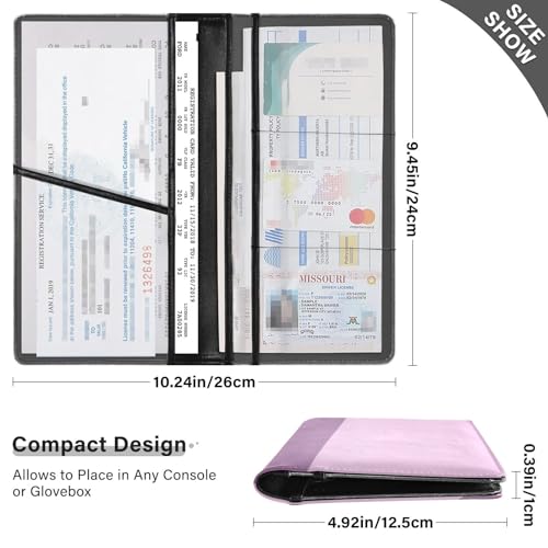 Organizador para carro plegable cuero miniatura 3