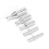 ACCMOS 50pcs Archery Aluminum Nock Pin for id5.2mm od 6.5mm Arrow Shaft for Archery Recurve Bow Comp