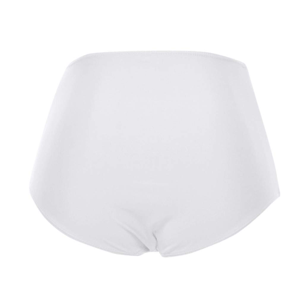 Bikini Mujer Culotte Talle Alto Drapeado Reductora Abdomen Natación Slip de Baño