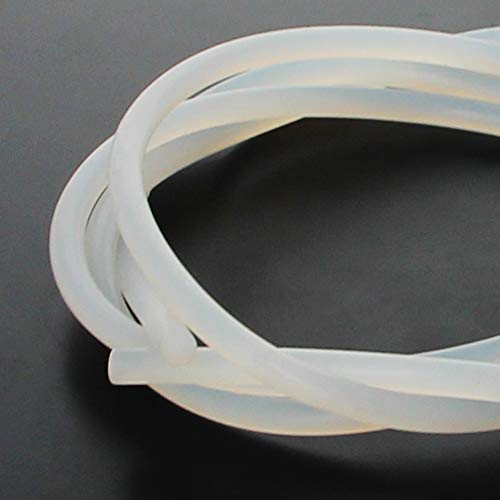 Othmro 0.16"(4mm) Dia Soft Silicone Bending Insert Tube for Rigid Tubing 3.28 ft Shaping Acrylic Rigid Tubing Repairs Accessory Bending Cord White 1Pcs - Image 2