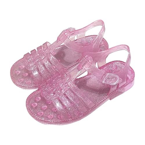 IWIHMIV Kids Sandal Comfortable Non Slip Soft Sole Sandal Toddlers Girls Adjustable Ankle Strap Open Toe Beach Shoes2