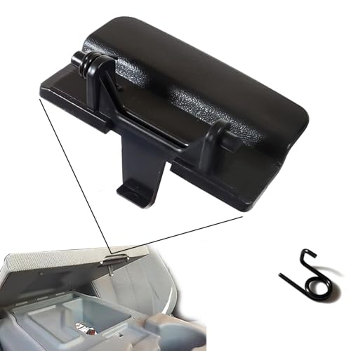 KARPAL Center Console Jump Seat Lid Latch Compatible With 2010-2018 Ford F150 Black
