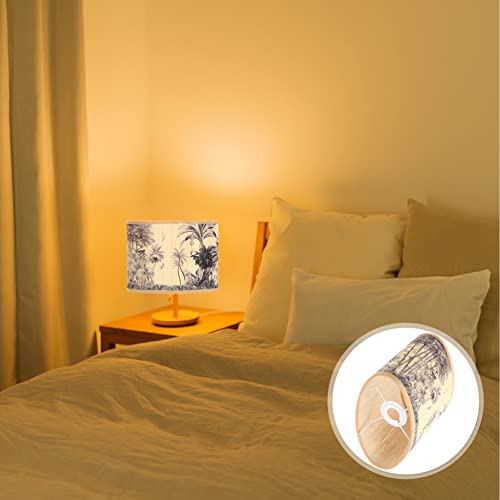 Solustre Lamp Shades Rattan Oval Lamp Shade Replacement E27 E14 Lampshade Clip- On Light Shades Natural Woven Shade For Candelabra Chandeliers Table Desk Lamps Rattan Lamp Shade Chandelier #TOP2