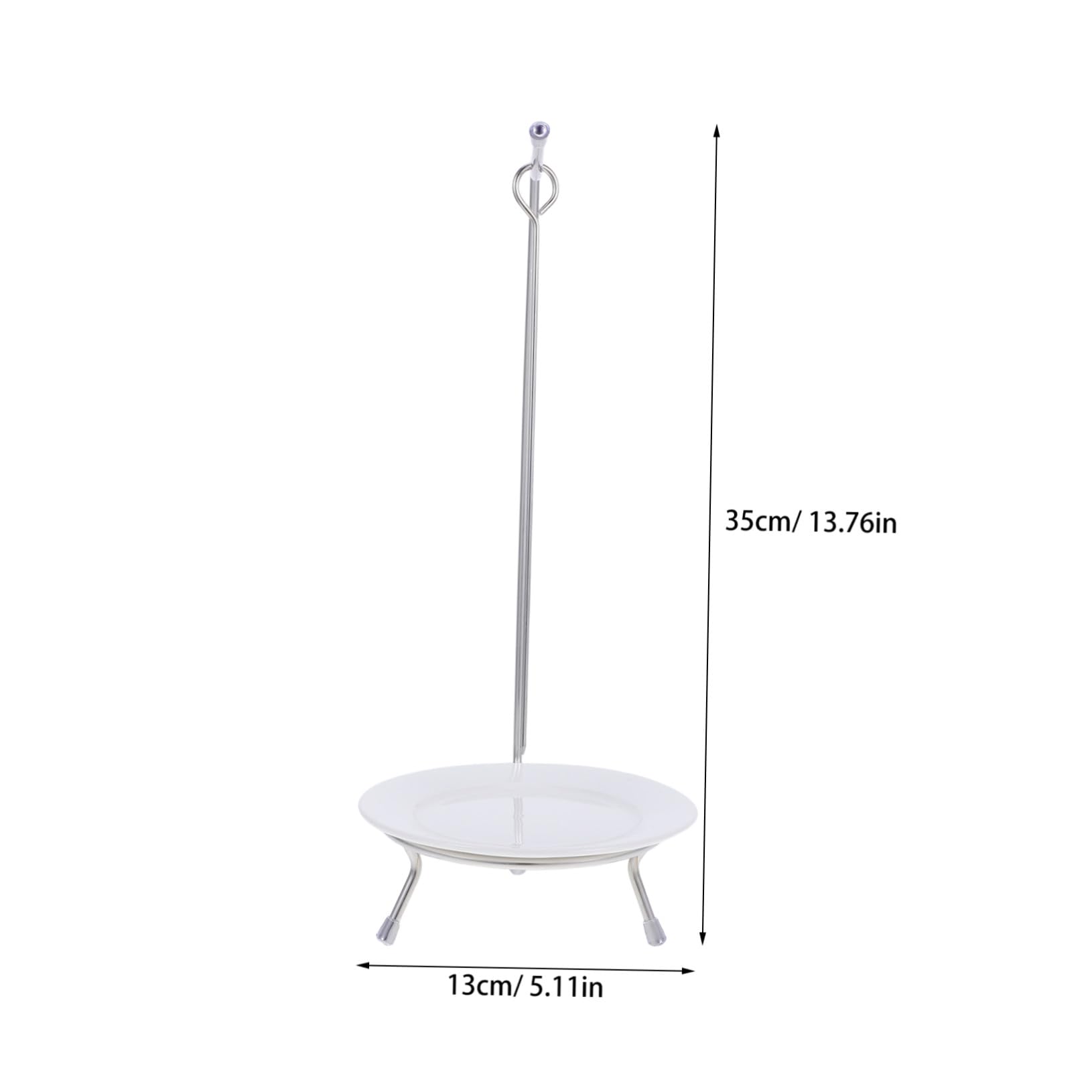Mipcase Juego de Brochetas para Carne de Acero Inoxidable Soporte Resistente a Altas Temperaturas Adecuado para Cenas Familiares y Reuniones al Aire Libre