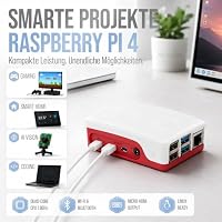 db-tronic Raspberry Pi 4 1GB Starter Set | 64GB Edition | Netzteil 15W | Gehäuse rot/weiß | Kühlkörper Set | 4K Micro HDMI Kabel | Ideal für Smart Home, Retro Gaming & Home Assistant – Ansicht 2