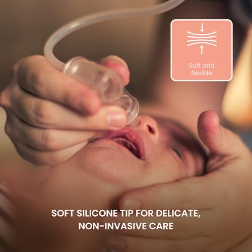 Image of TensCare Nasal Aspirator for Babies - Clears Blocked Nose | Removes snot gently. Comes with reusable, cleanable filters. Safe, easy-to-use baby care essential.