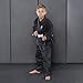Elite Sports IBJJF Ultra Light BJJ Brazilian Jiu Jitsu Gi for Kids with Preshrunk Fabric and Free Belt, C3, Black