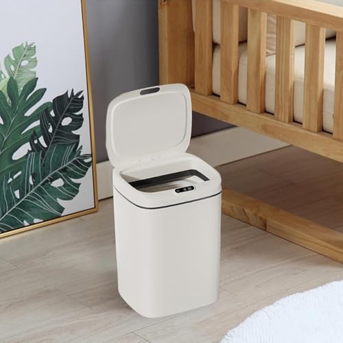 Bote de basura sin contacto automático de 12L con sensor de movimiento para baño 7