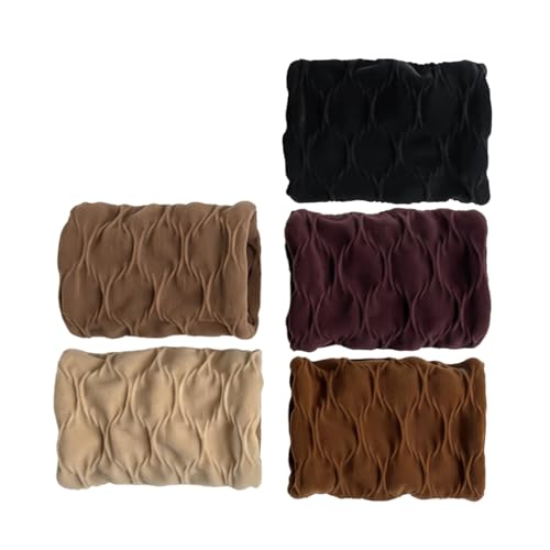 BNQXJH Elastic Nylon Hair Ties, Wide Seamless Hair Band No Damage for Women