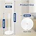 Toilet Paper Holder Stand,Toilet Paper Holder Free Standing,White Toilet Paper Roll Holder for 4 Rolls,Bathroom Toilet Paper with Storage