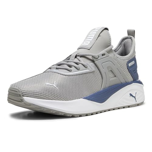 PUMA Mens Pacer 23 Tech Overload Lace Up Running Sneakers Shoes - Grey2