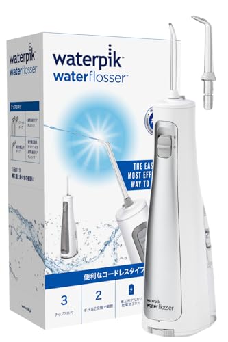 Waterpik ウォーターピック 世界シェアNo.1【正規品/1年交換保証】ジェットウォッシャー 口腔洗浄器 WF-03 バッテリー式 コードレスの商品画像（Amazon）