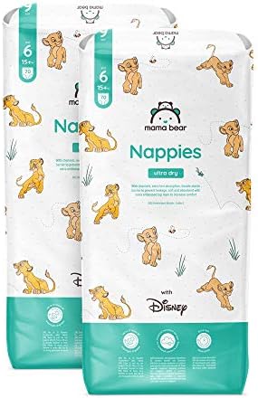 Mama Bear - Disney - 132 Ultra Dry Nappies - Size 6+ (16+ kg) - MONTHLY PACK