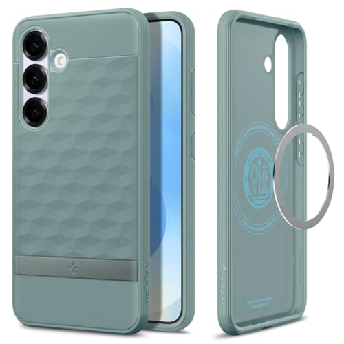 Spigen Parallax MagFit Case for Samsung Galaxy S25 - Sage Green