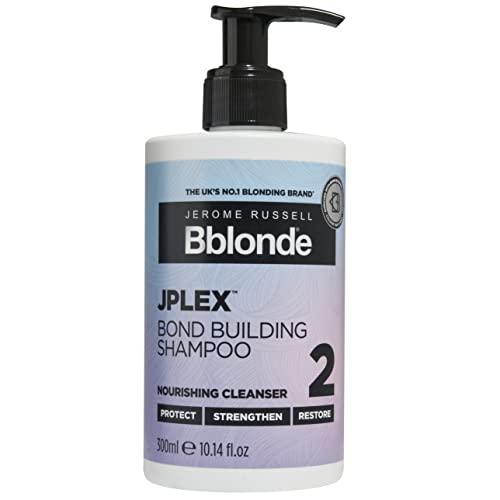 Jerome Russell Bblonde JPLEX 2 Bond Building Shampoo, Nourishing Cleanser Hair Treatment to Protect