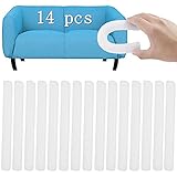 14 Pcs Non Slip Foam Grips for Couch Slipcovers, Stretch Sofa Slipcover Foam Grips Sofa Grips...