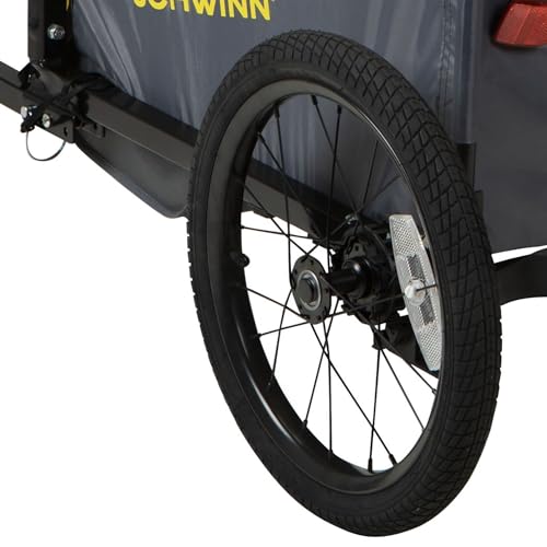 Schwinn Willow River Double Trailer With Stroller Kit And Aluminum Frame Design For Bike Child Carrier Trailers thumb #8