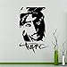 yiyiyaya 2pac Calcomanía de Pared Tupac Amaru Shakur Vinilo de Pared Pegatina Rapper Hip Hop Interior de la casa Dormitorio Decoración de la Pared de diseño # 55 * 84 cm