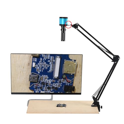Image of Microscope Articulating Arm 360 Degree Rotation Heavy Duty Adjustable Telescoping Mount for USB Digital Microscope