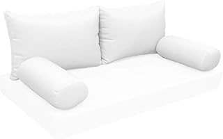 MH GLOBAL |SLIPCOVER ONLY| S2 Outdoor Bolster Backrest Pillow Covers Knife Edge Crib AD106