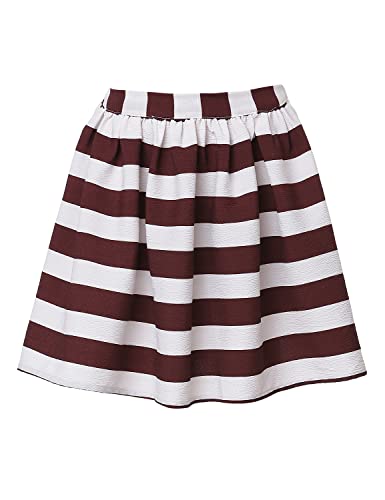Image of oxolloxo Denim Printed Cotton meld Girl Skirt