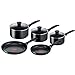Produktbild Tefal G155S544 Induktionskochgeschirr-Set, antihaftbeschichtet, Schwarz, 5 Stück