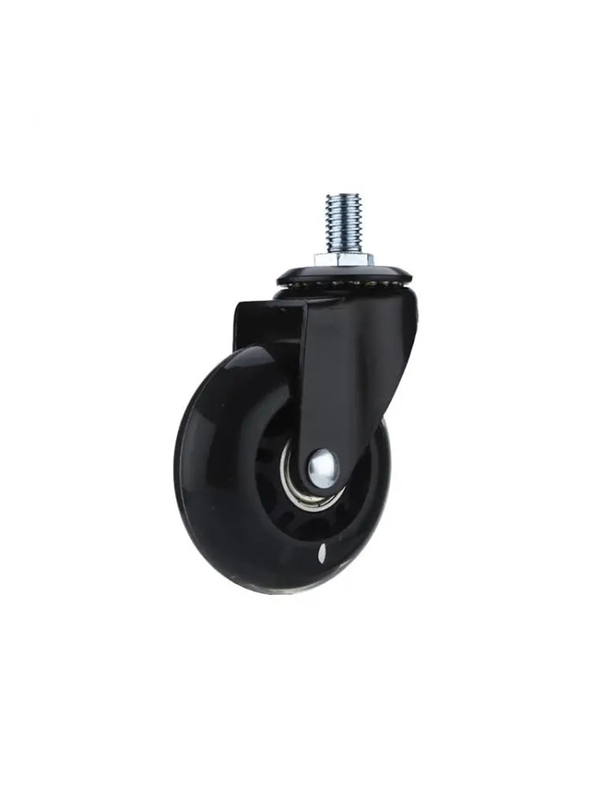 (5 confezioni) Asta for vite da 2,5 pollici M6/8/10 Ruota universale e in PU Ruota universale for rotelle Carrello leggero Ruota piccola(M10X15mm)