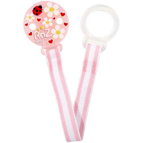 RAZBABY Pink Pacifier Clip, 1 EA