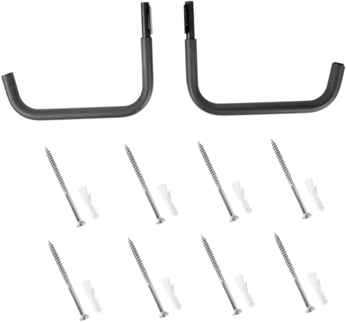1set Wall-Mounted Kayak Storage Rack Space-Saving Canoe Hangers Supports for Easy Access Organization for Use
