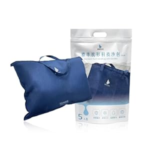 WEIBAO Standard Tech Sandbag with Handles – 5 Pack (24″ x 16″), Dark Blue | WB-600LH-A | Water-Activated Flood Barriers, Sandless Sandbags, Absorbent Water Blocker