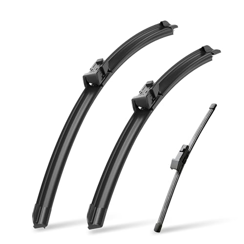 Image of Raidbee Windshield Wiper Blades Replacement for VW Volkswagen Taos 2022 2023 2024 All-Season OEM Quality 3 Pack 26 inch+18 inch+11 inch