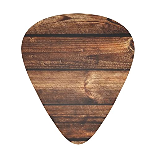 Lot de 12 médiators en bois marron pour guitare, accessoires de guitare, guitare acoustique, guitare électrique, guitare basse - Les Beatles, Paul McCartney, John Lennon, RIngo Starr, George Harrison Lot de 12 médiators en bois marron pour guitare, accessoires de guitare, guitare acoustique, guitare électrique, guitare basse
