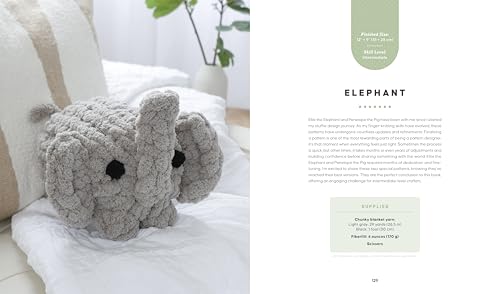 Get Started in Finger Knitting: Patterns and Instructions for Making Chunky Blankets, Cozy Pillows, and Cute Stuffies by Hand - Image 11