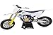 FS450 White and Blue 1/12 Diecast Motorcycle Model by New Ray 58163