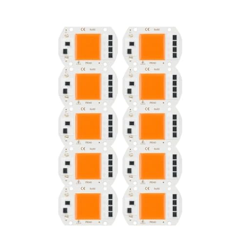 SHANGMAOYO 10PCS Grow Plant Light AC230V 5W LED COB phytolamp chip Full Spectrum SHANGMAOYO